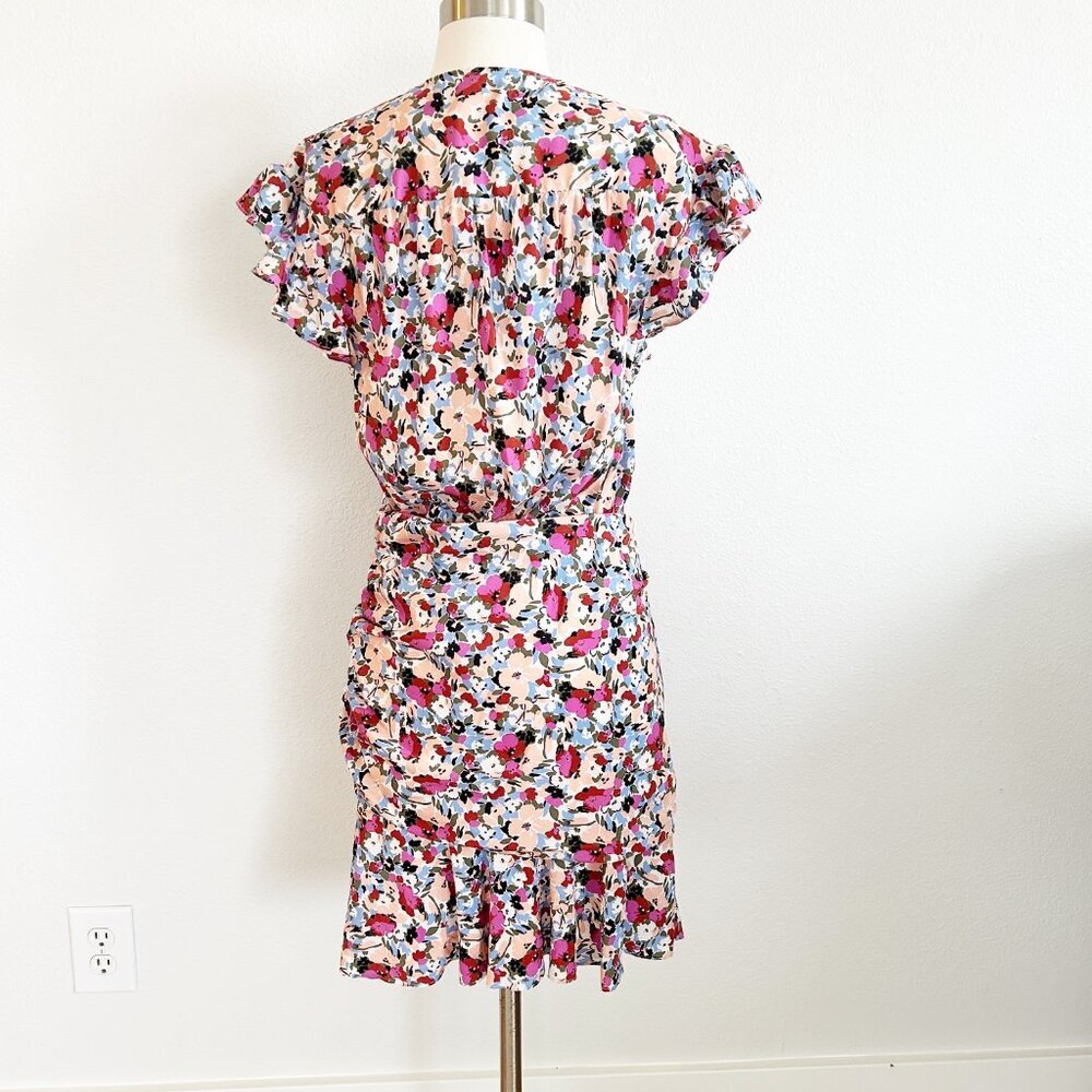 Veronica Beard Marla Ruched Mini Dress - Picture 9 of 13